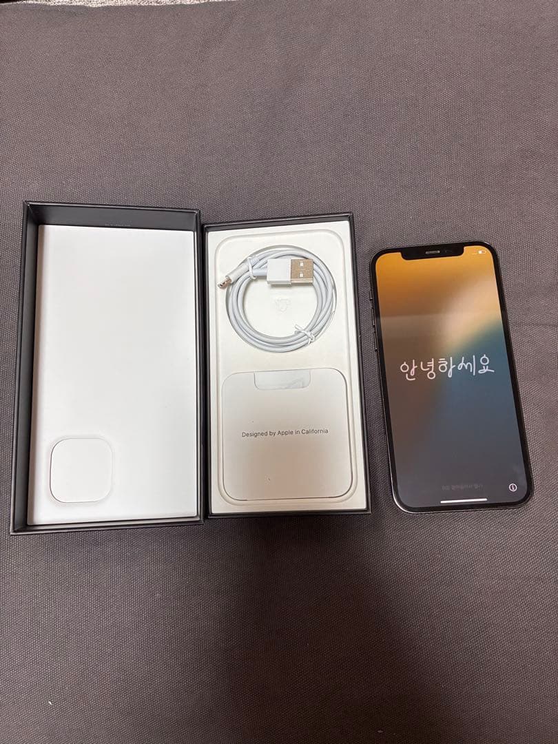 iPhone12pro 256GB/SIMロック解除済/正規箱有