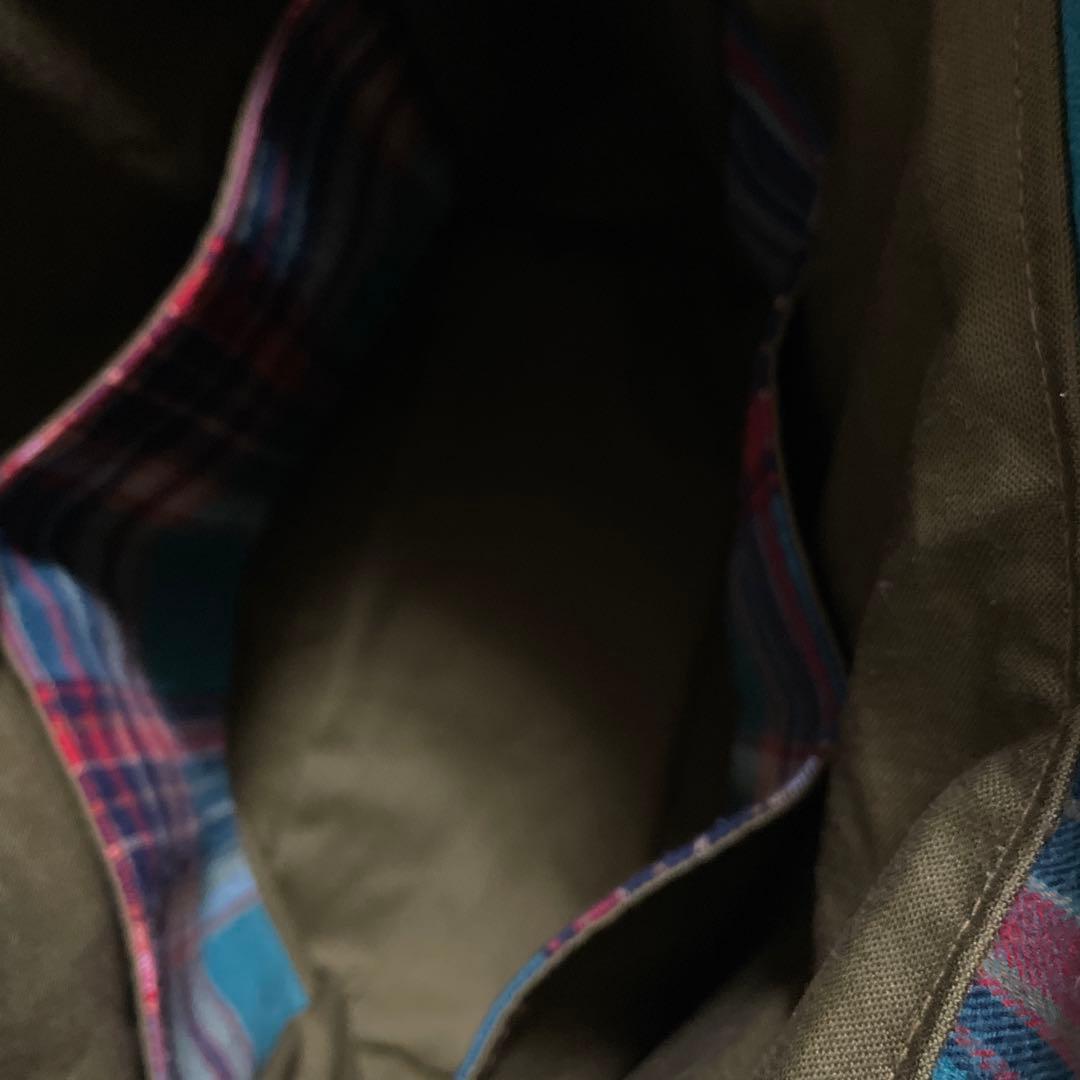 No.530 デニムリメイクバッグ　トートバッグ　キャットインディアン