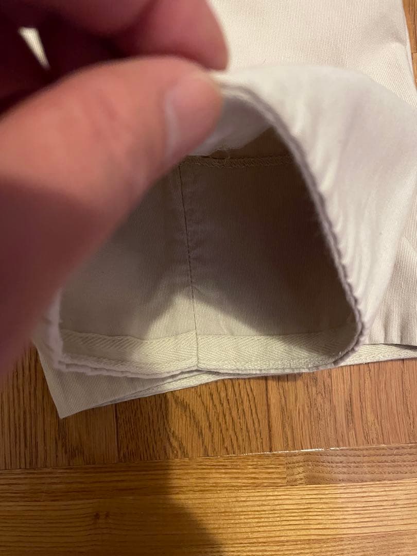 INCOTEXインコテックス　チノスラックス48クリーム色