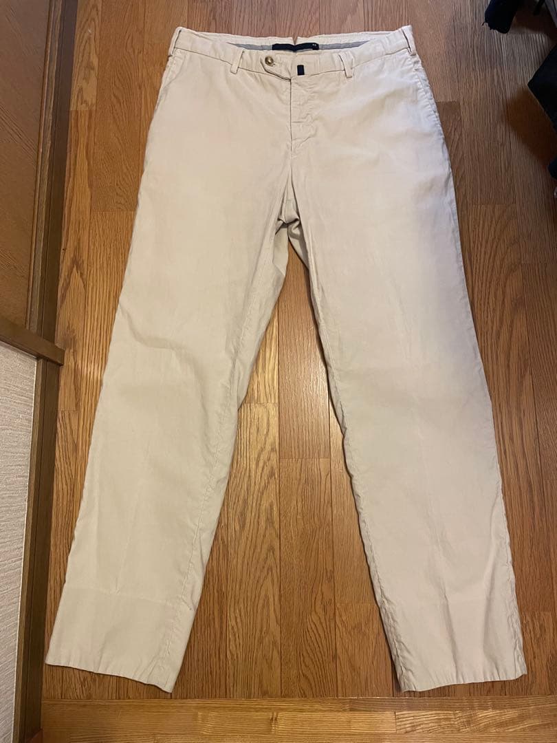 INCOTEXインコテックス　チノスラックス48クリーム色