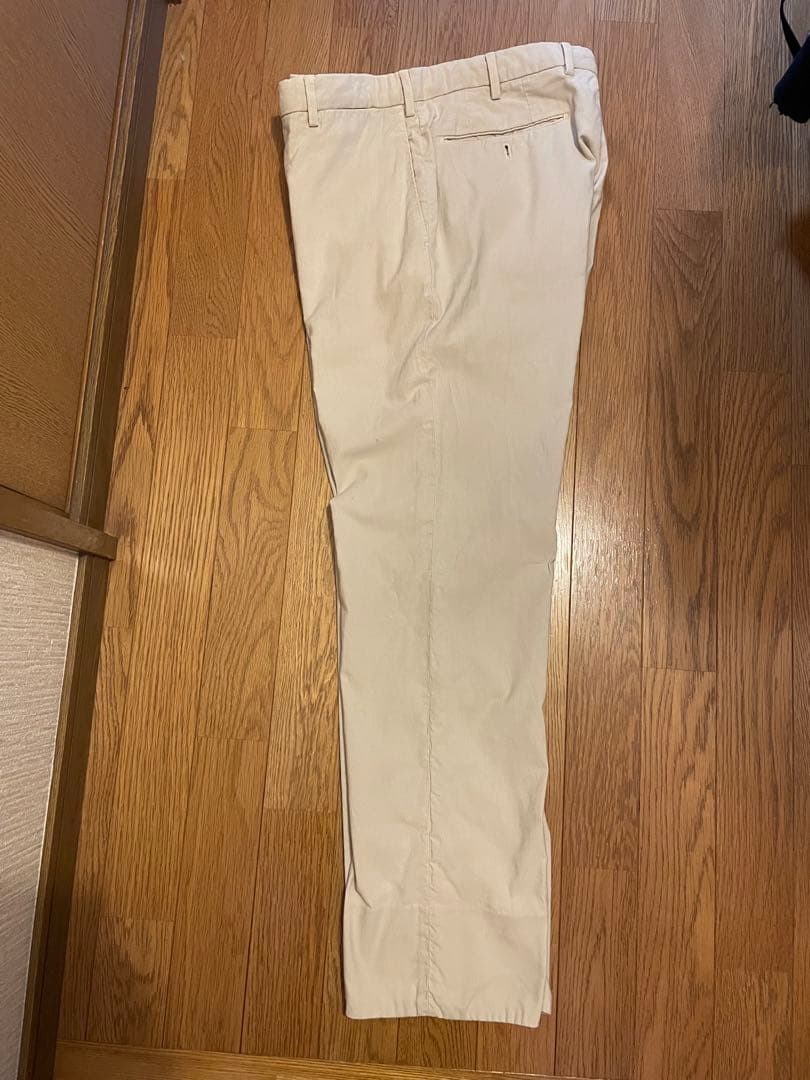 INCOTEXインコテックス　チノスラックス48クリーム色