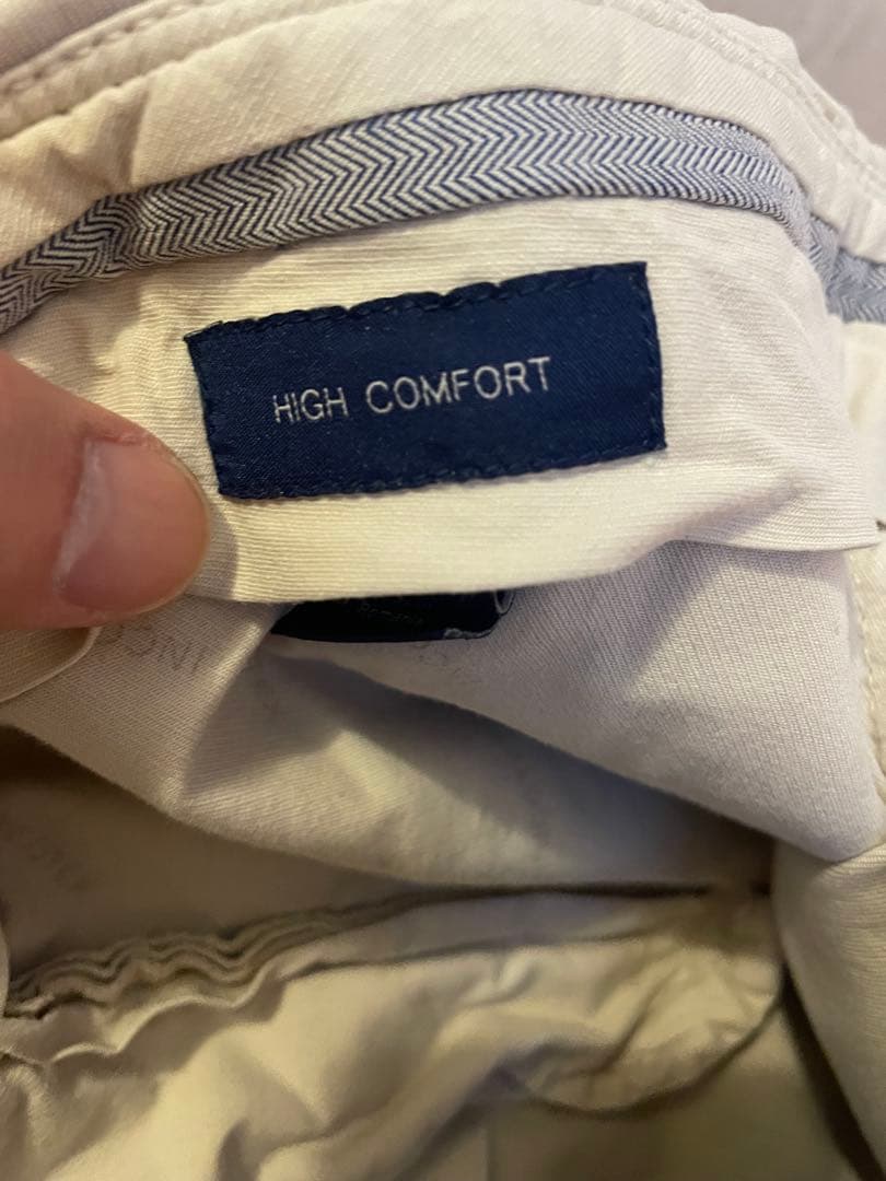 INCOTEXインコテックス　チノスラックス48クリーム色