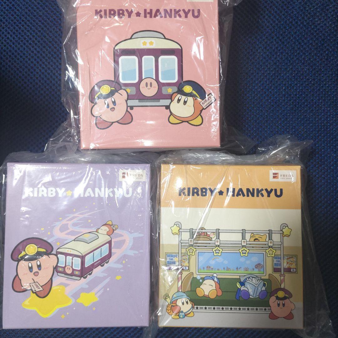 星のカービィ 阪急電車 コラボ ティー3種とオリジナルアクリルスタンドコースター