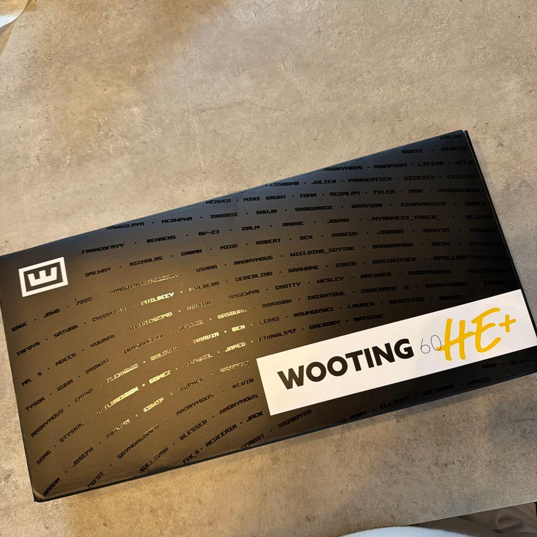 キーボード wooting 60he+