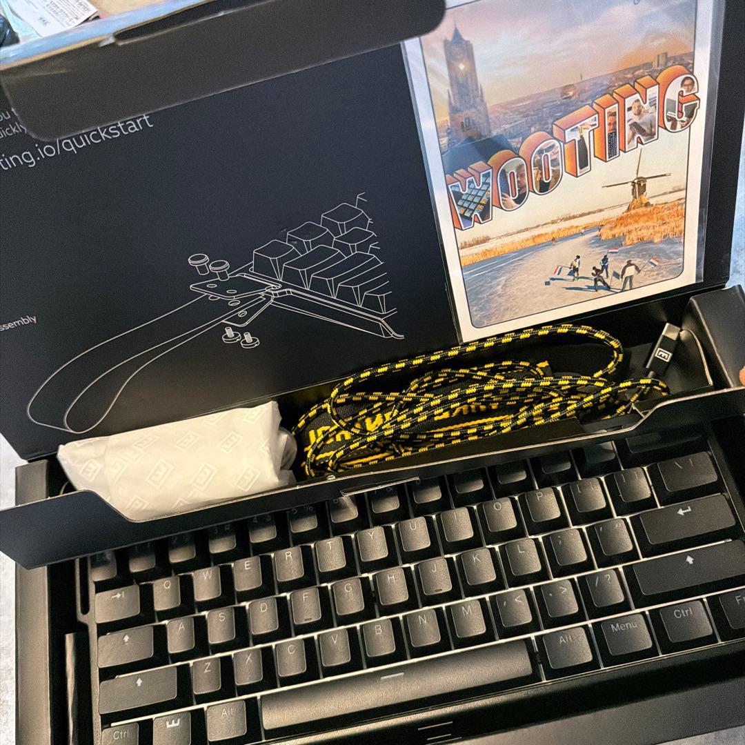 キーボード wooting 60he+