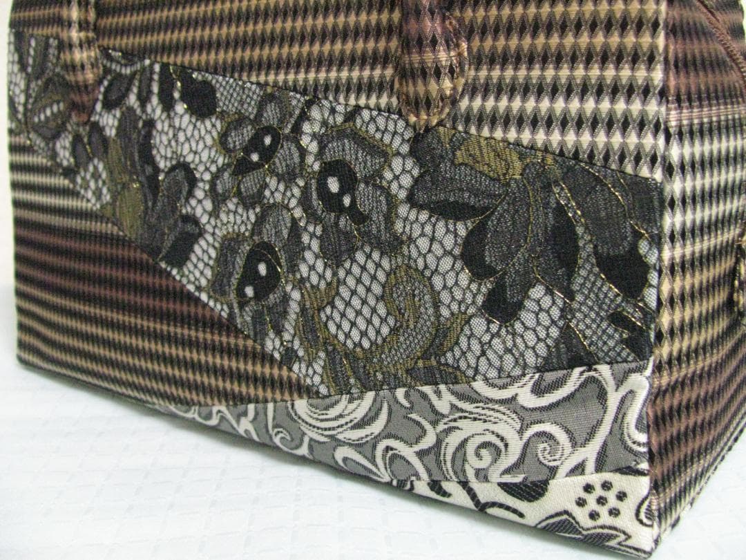 新同★銀座 ぜん屋 ボストン型バッグ 利休バッグ 和装バッグ