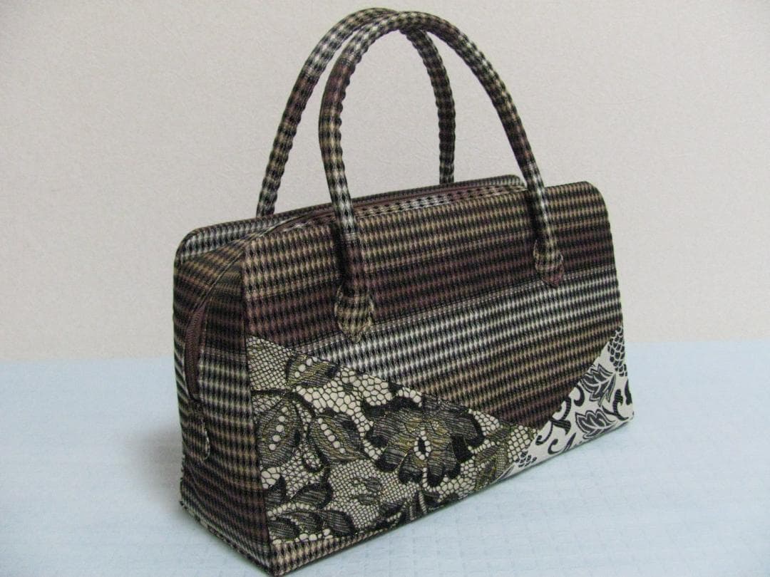 新同★銀座 ぜん屋 ボストン型バッグ 利休バッグ 和装バッグ