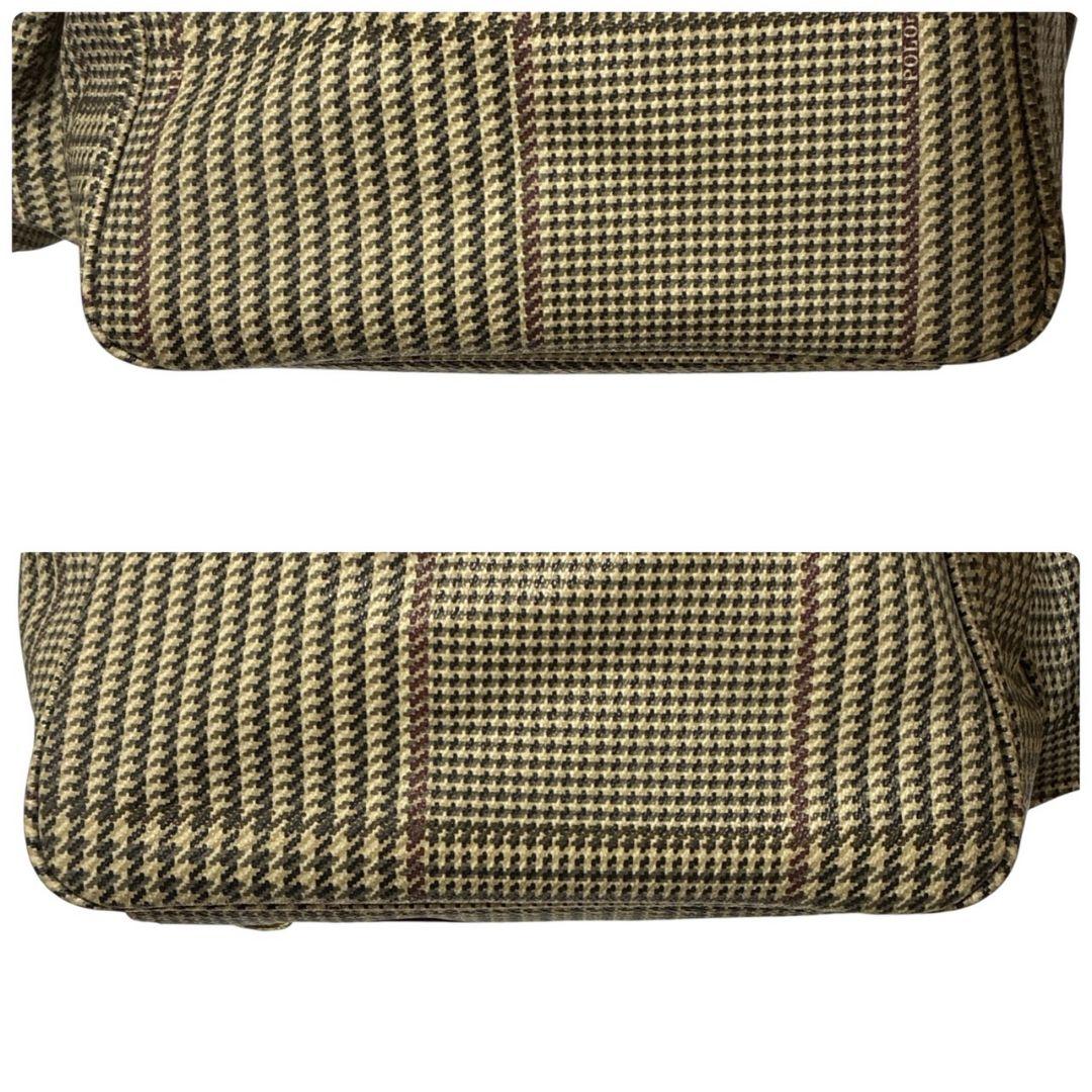美品☆ポロラルフローレン ボストンバッグ 2way ショルダー レザー