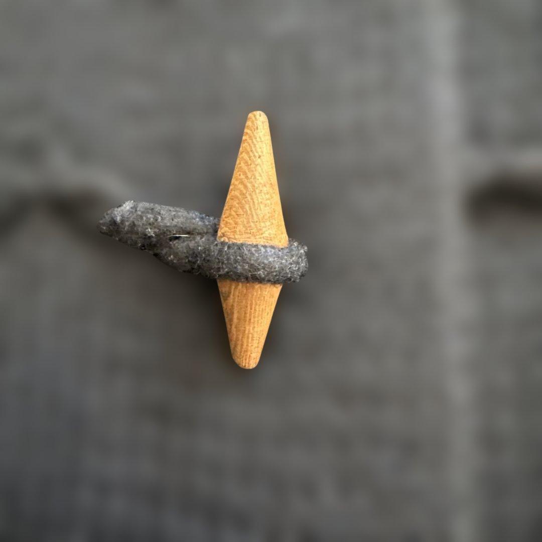 人気✨45r ニットダッフルコート　カーディガン　サイズ3 ウール　ネイビー