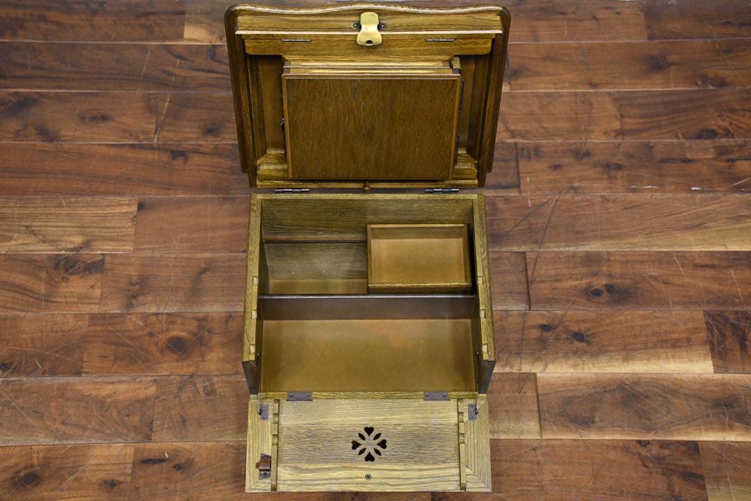 EBK42 パリの雑貨屋 メイクボックス 三面鏡台 F-228 コンパクト