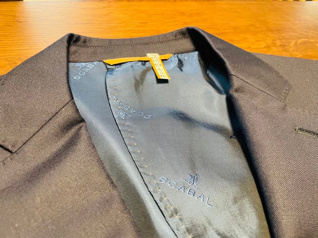 スキャバル SCABAL super140´s 2ボタンシングルスーツ AB7