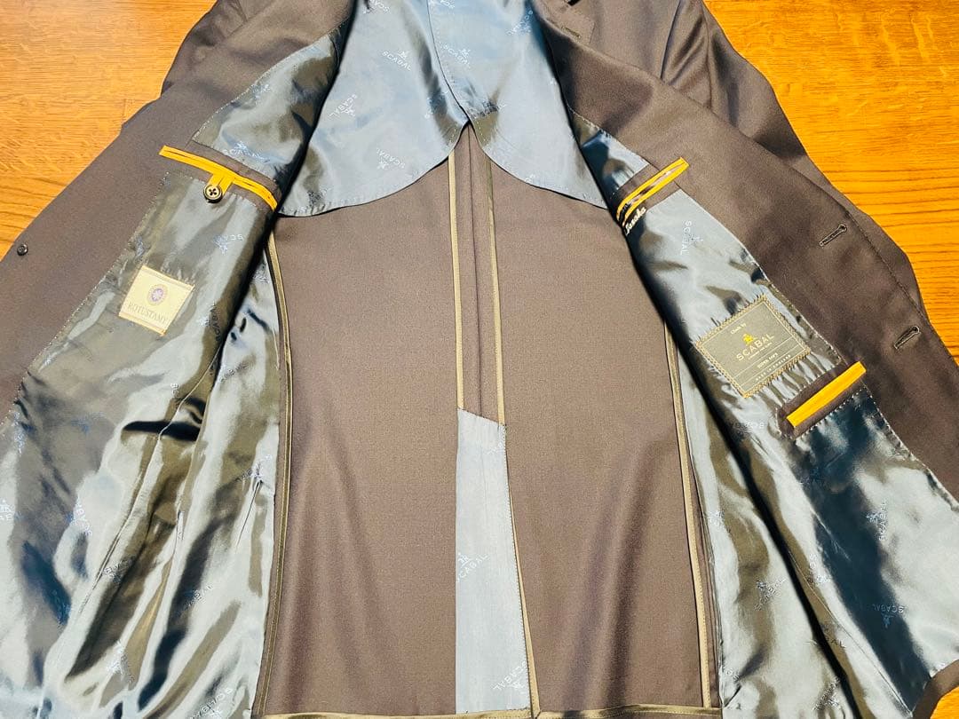 スキャバル SCABAL super140´s 2ボタンシングルスーツ AB7