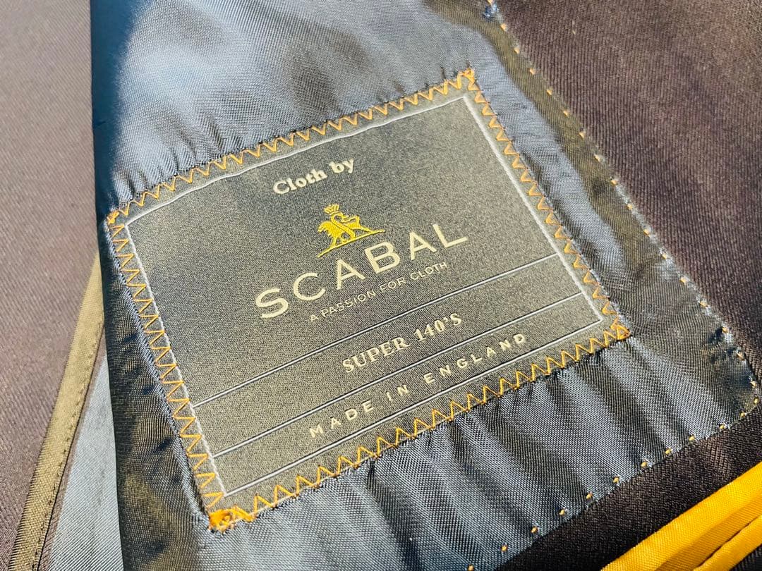 スキャバル SCABAL super140´s 2ボタンシングルスーツ AB7