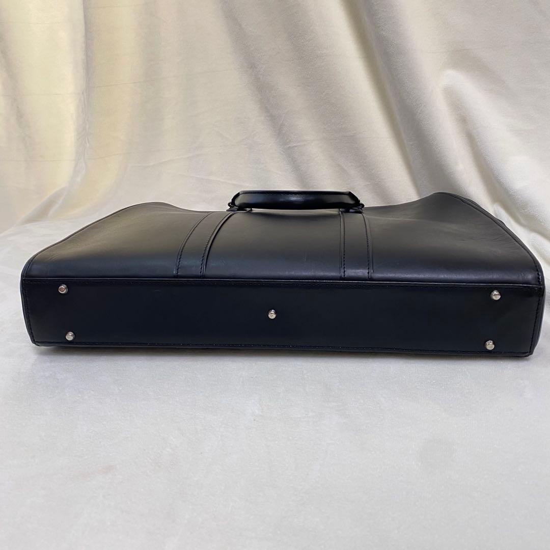 未使用級 ポーター 吉田カバン レザー 本革 ビジネスバッグ A4 黒