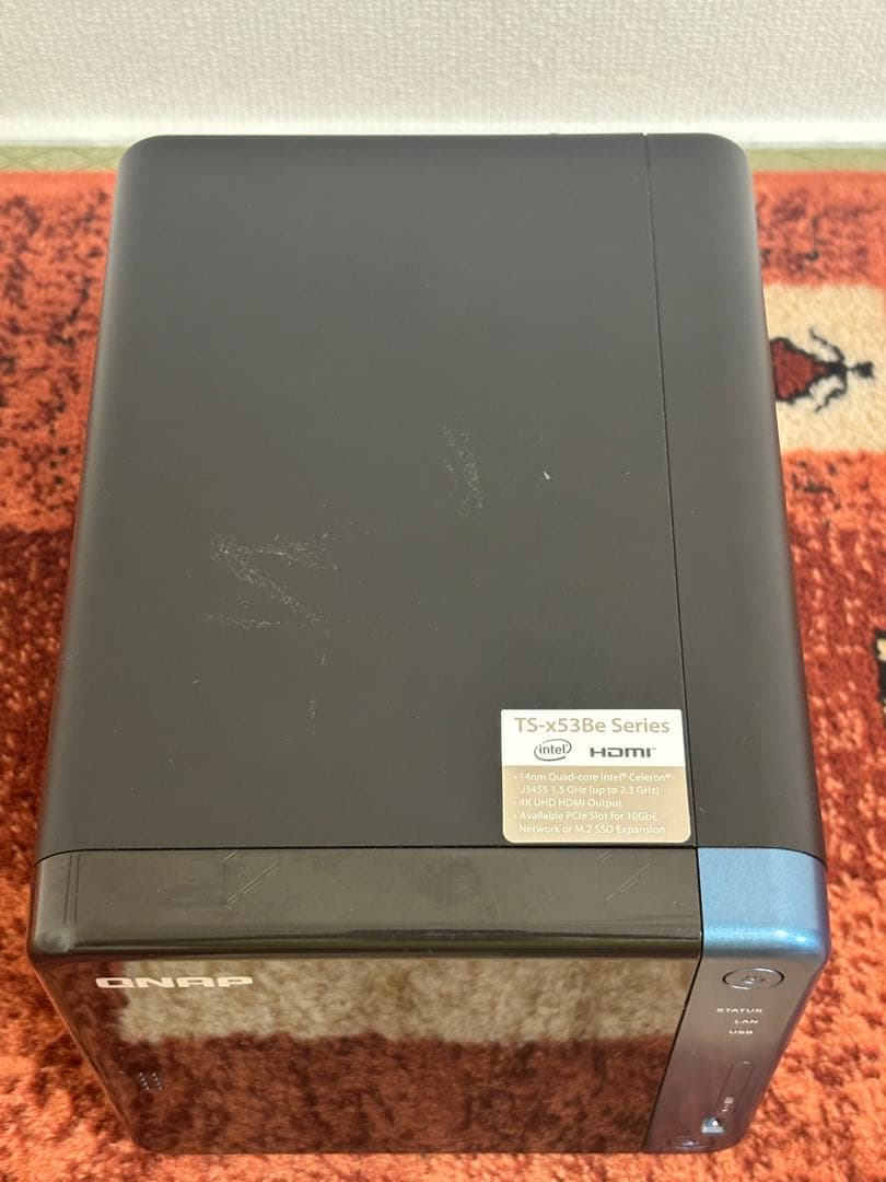 現状品 QNAP NAS TS-453Be 8GB 10Gb