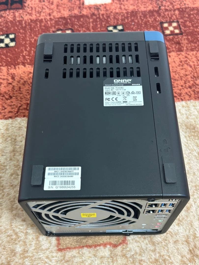 現状品 QNAP NAS TS-453Be 8GB 10Gb