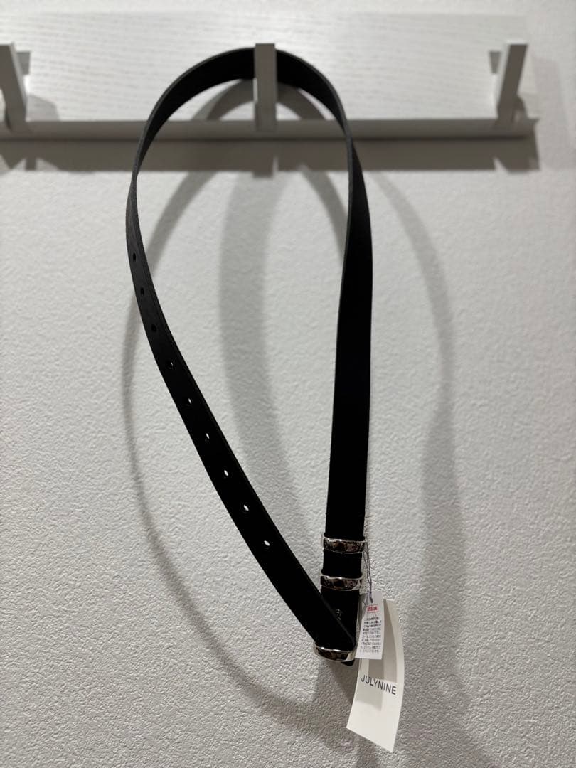 JULYNINE ブラック ベルト Fサイズ