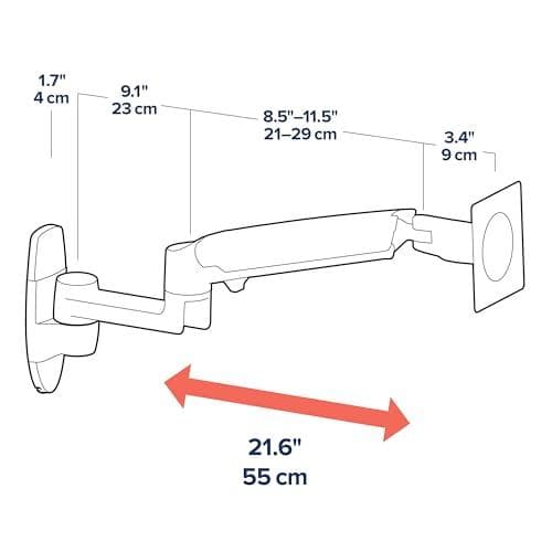 ERGOTRON エルゴトロン LX モニターアーム ウォールマウント 壁掛けm