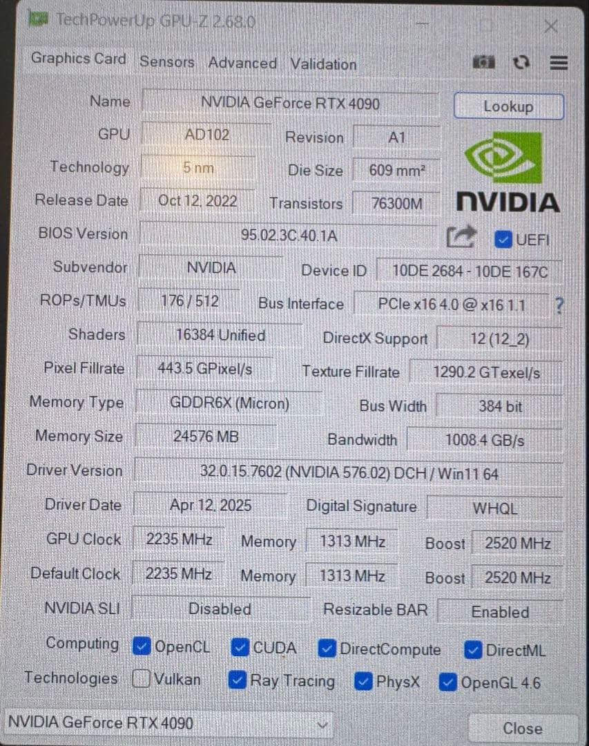 タ*ヤ様 RTX4090 Gallardo 水冷仕様