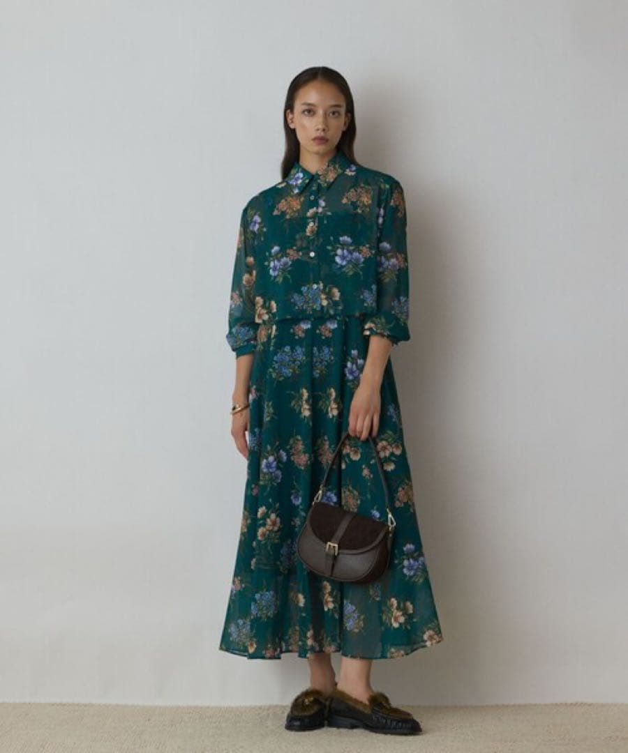 ダイアグラム　プリントセットアップワンピース