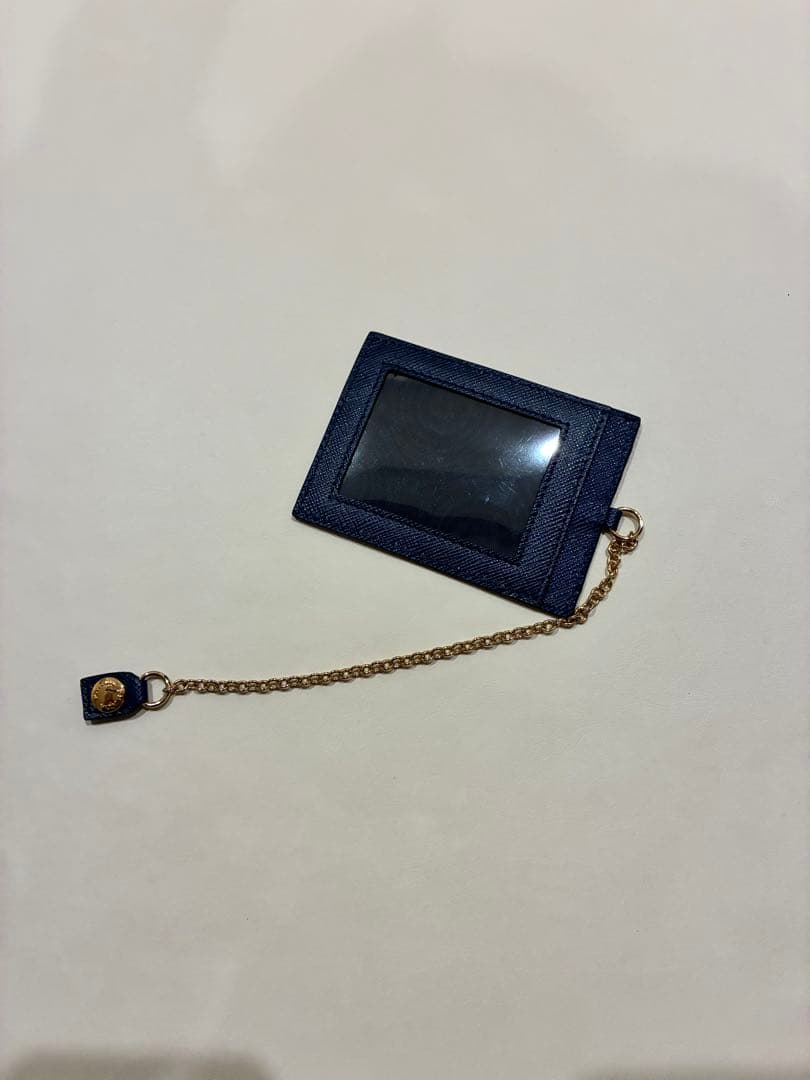 【美品】PRADA ネイビー 長財布 箱付き