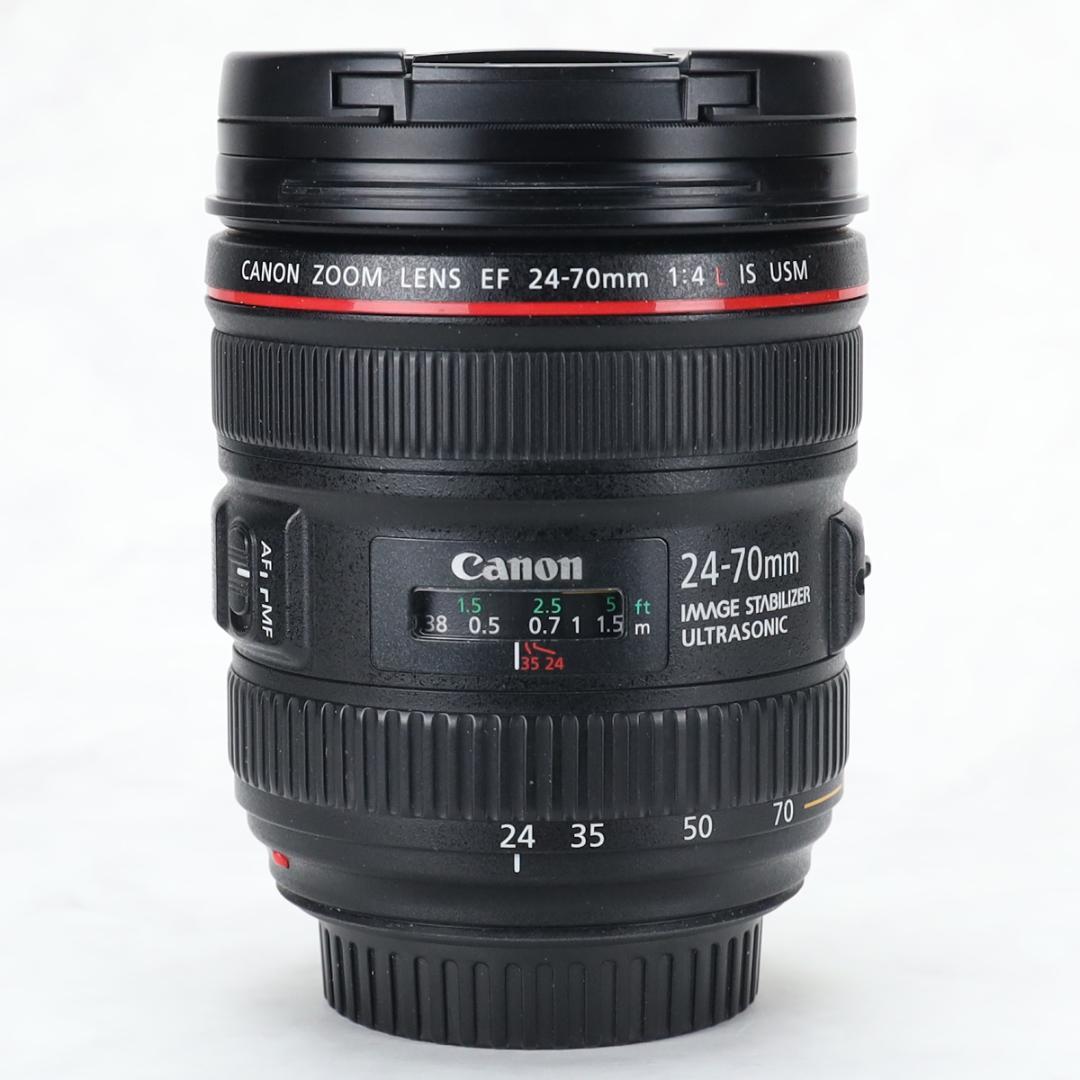 EF24-70mm F4L IS USM フード ケース 保護フィルター付き