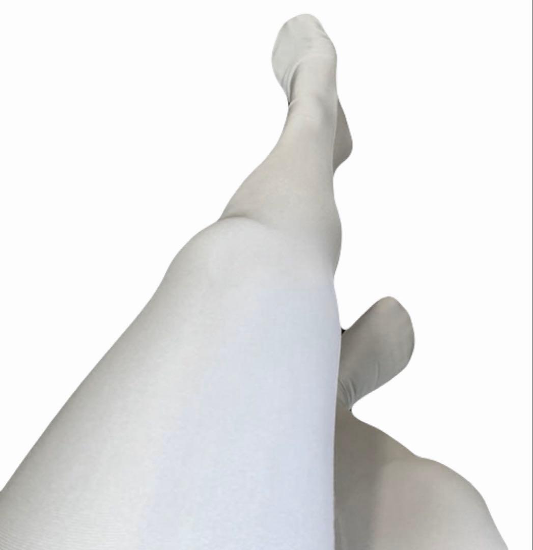 即購入OK。Lサイズ男性用凸仕様純白ゼンタイフルフェイスマスク全身タイツ