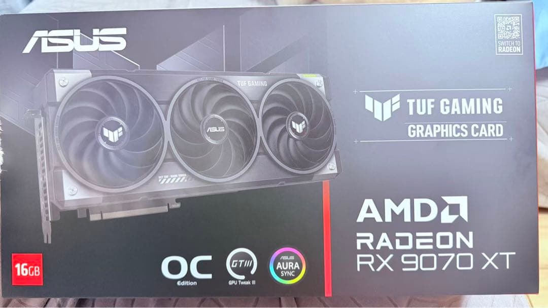 グラフィックボード・グラボ・ビデオカード ASUS Radeon RX 9070 XT 16GB OC Edition