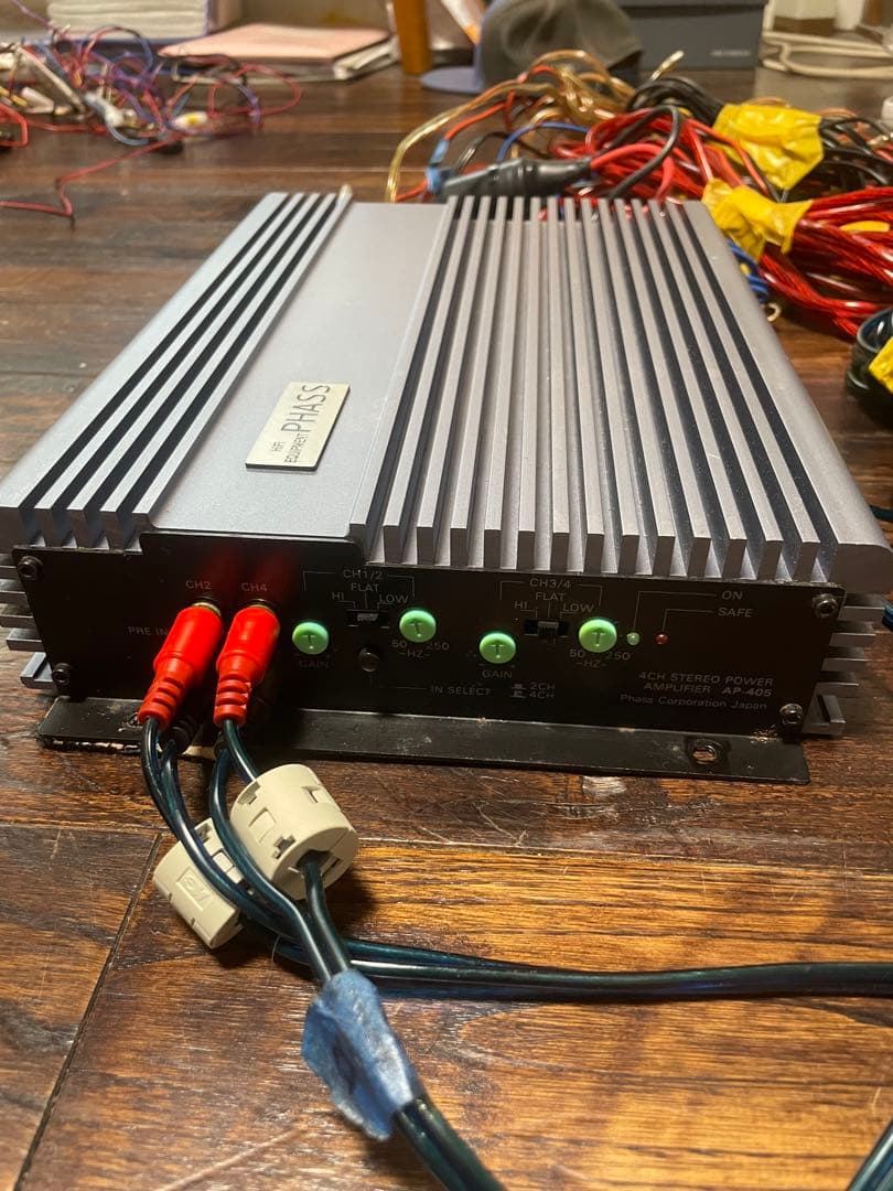PHASS AP-405 4CH 名機 カーオーディオアンプ 本体