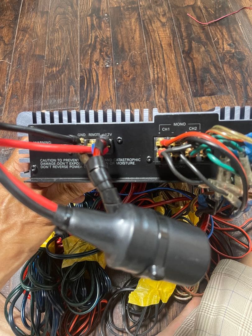 PHASS AP-405 4CH 名機 カーオーディオアンプ 本体