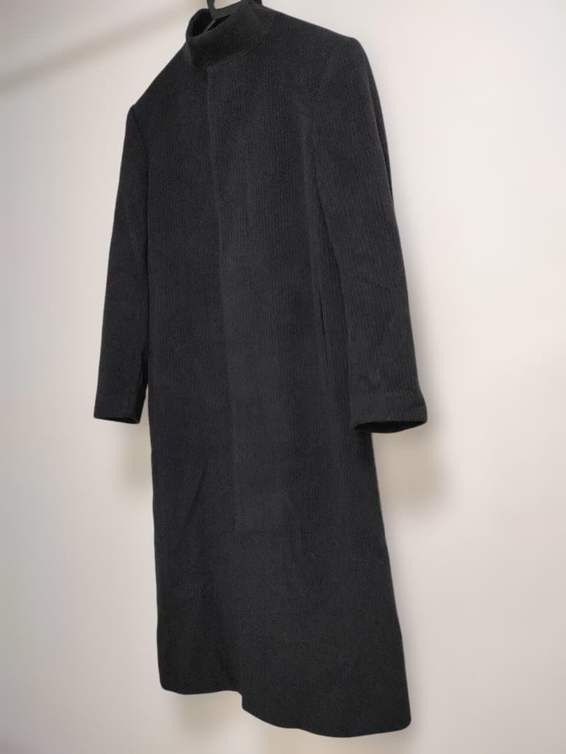 定価98000円★美品1点モノ★アンゴラ100％高級ロングコート百貨店購入★L