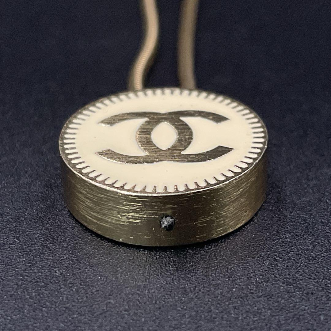 鑑定済み　オールド　シャネル　ココマーク サークル　ネックレス　ゴールド