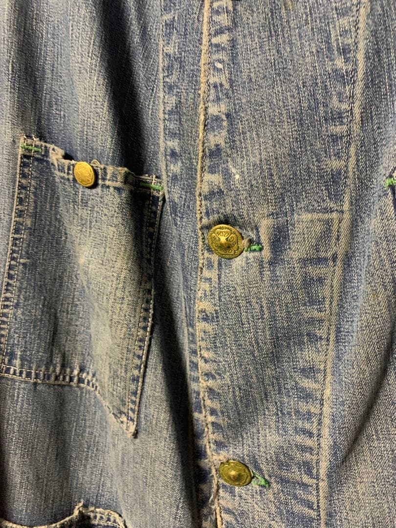ニ*ム様 vintage 40〜50s OSHKOSH デニムカバーオール