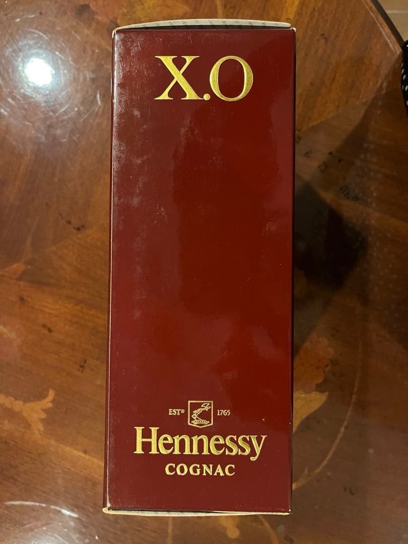 【未開栓】 Hennessy XO コニャック 金キャップ　グリーンボトル 古酒