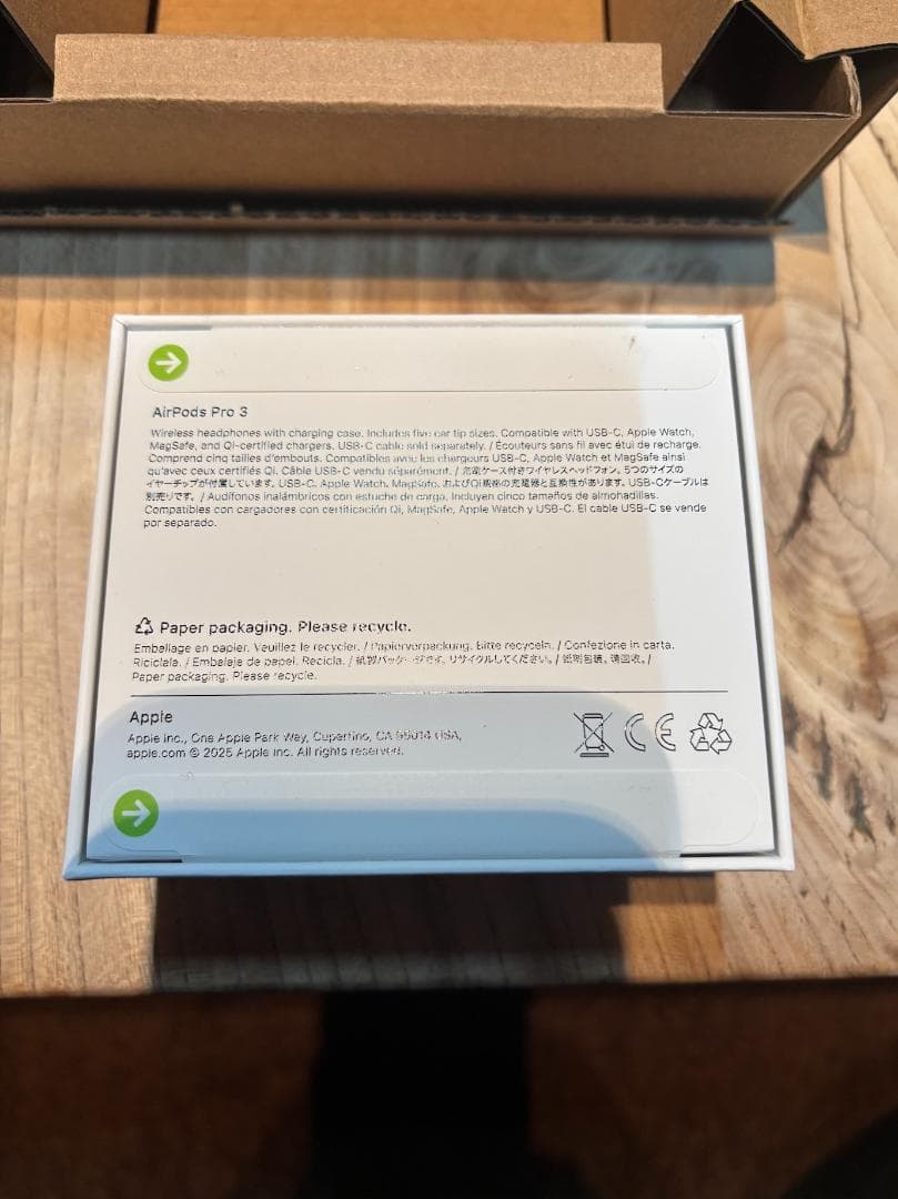 AirPodsPro3 本体 第3世代 Apple ストア購入品 限定保証付き