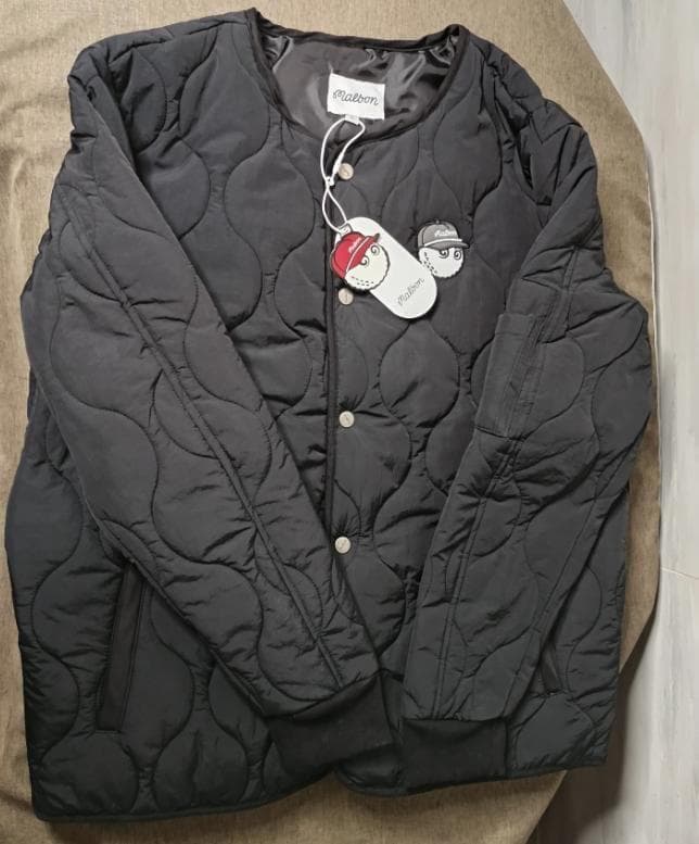 Malbon ゴルフ メンズ 中綿ジャケット 25AW 秋冬 新作黒/ベージュ✨