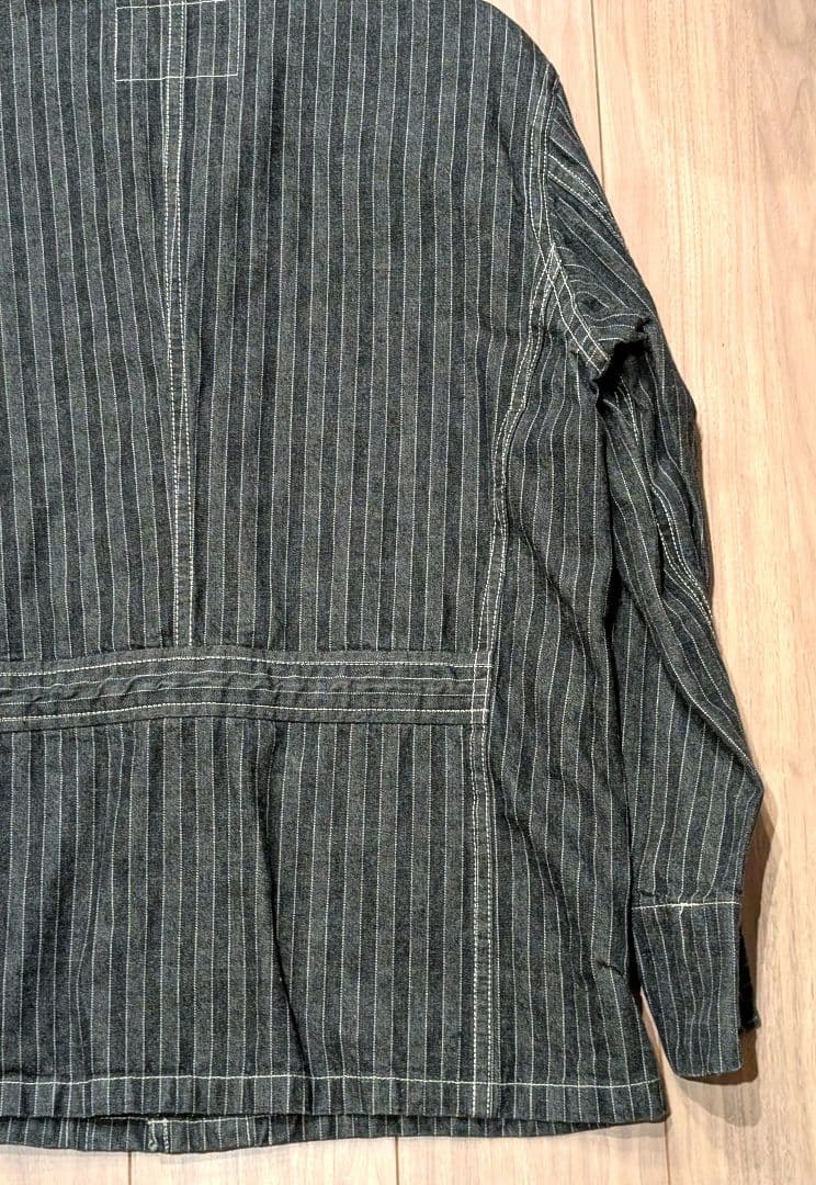 売り尽くし　最終値下げ　希少　SUGAR CANE ストライプカバーオール 40