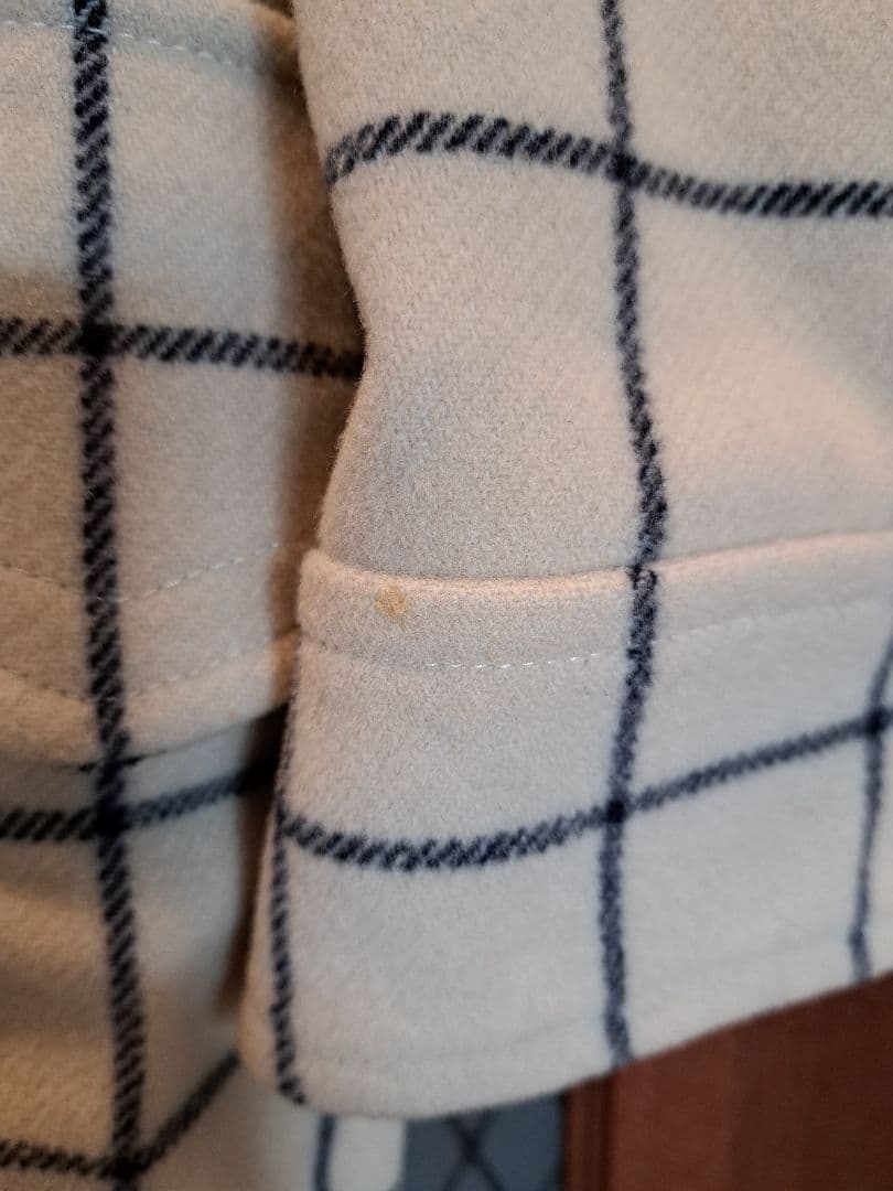 ✨VERSACE JEANS COUTURE✨ チェック柄ダッフルコートLサイズ