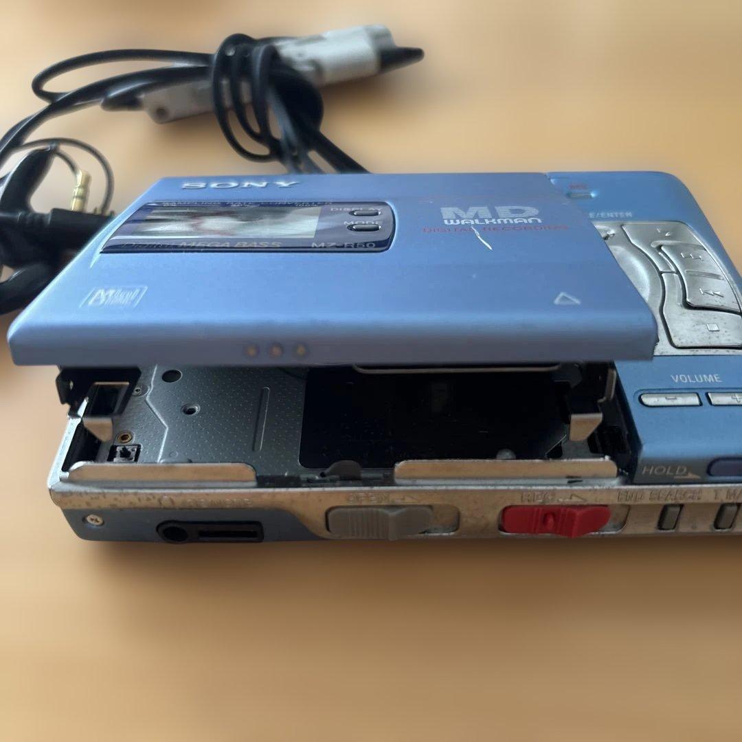 【希少品】SONY MZ-R50 ポータブルMDプレーヤー