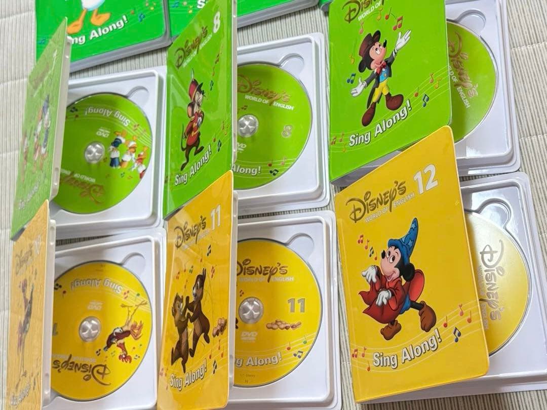 DWE sing along DVD 1-12 2019年購入　ディズニー英語