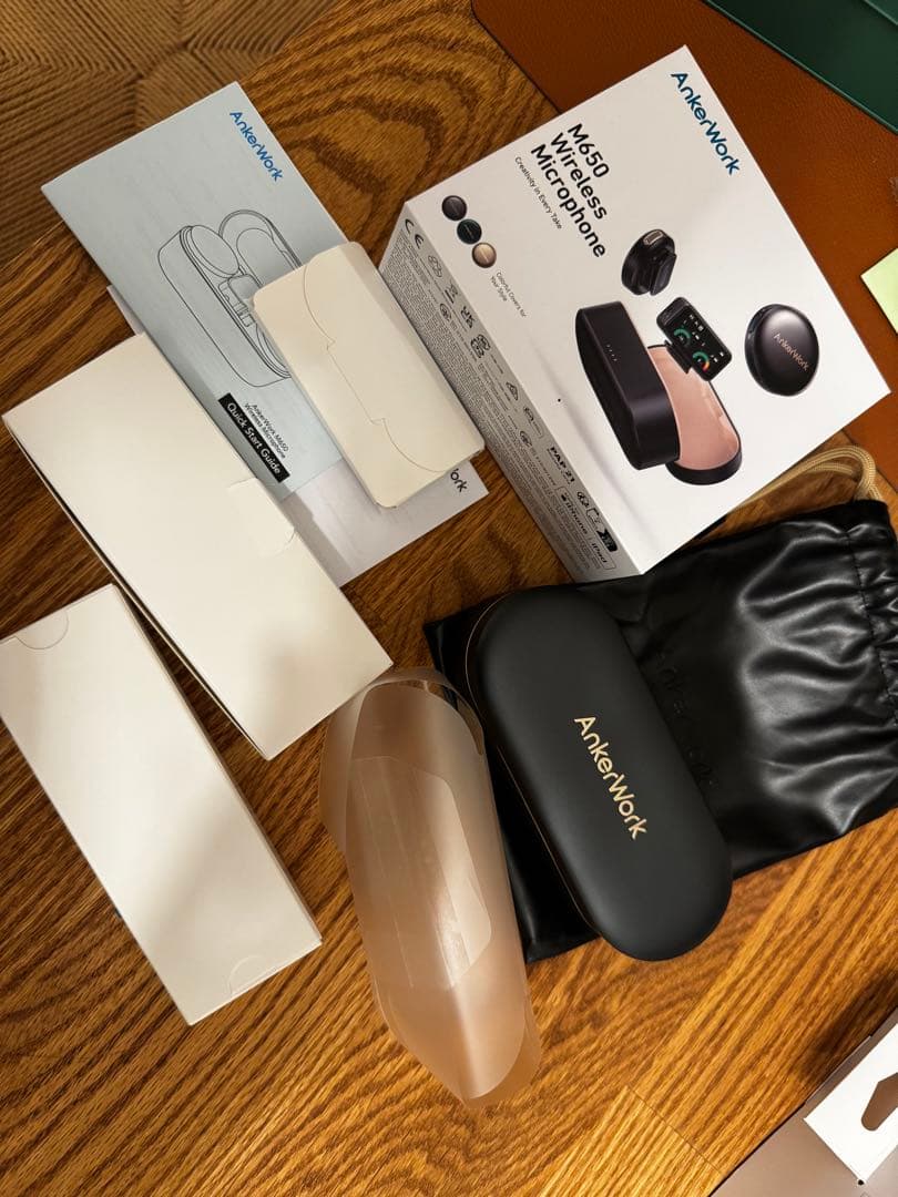 AnkerWork M650 ワイヤレスマイク アンカー　ほぼ未使用　美品