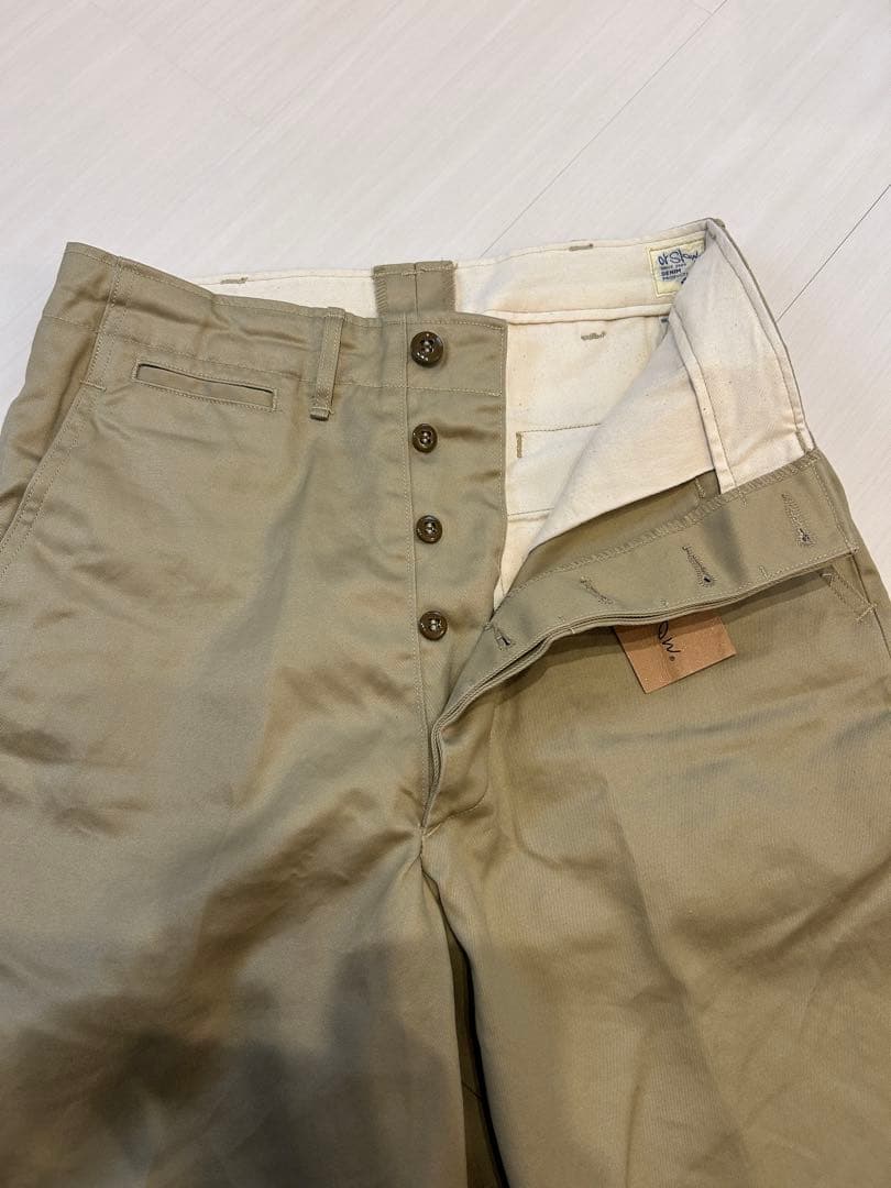 orSlow ビンテージフィット アーミートラウザー XS