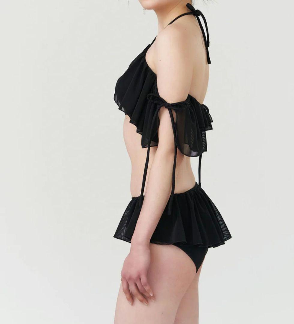 Pam Bikini ビキニ セパレート ギャザーフリル メッシュ ZARA