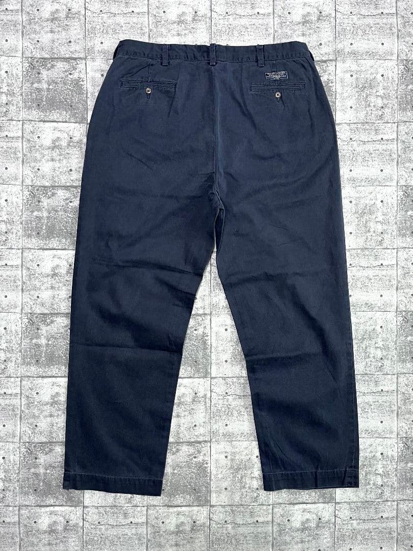 90-00s POLO ラルフローレン ポロチノ ANDREW ツータック 36