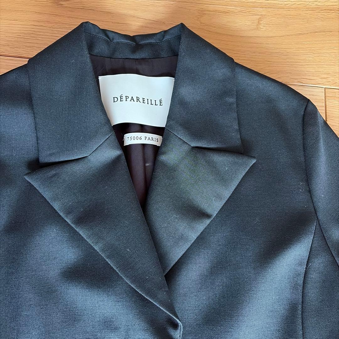 DÉPARÉILLÉ デパリエ　ワンピース ブラック　雑誌掲載