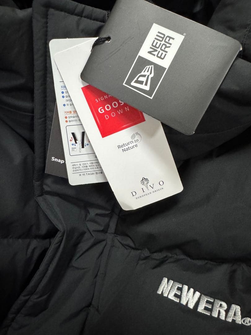 未使用 NEWERA ダウンジャケット ブラック XL