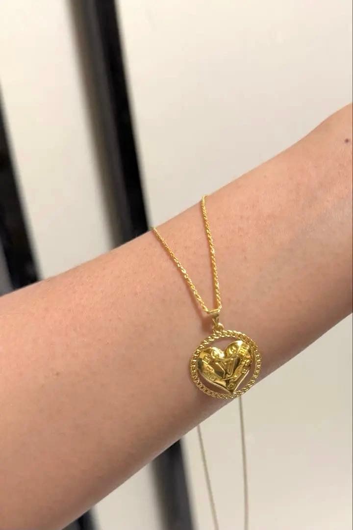 K18（Au750）ゴールドネックレス LV風デザイン