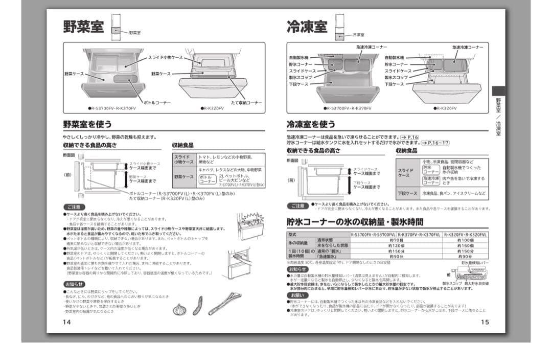 や*ち様 日立　3ドア　真ん中野菜室　冷蔵庫　自動製氷　R-K320FV 地域限