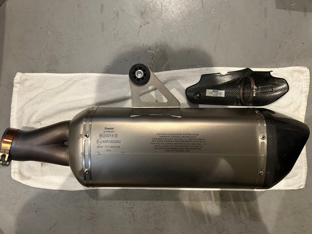 美品  R1200GS アクラポヴィッチ Akrapovic マフラー