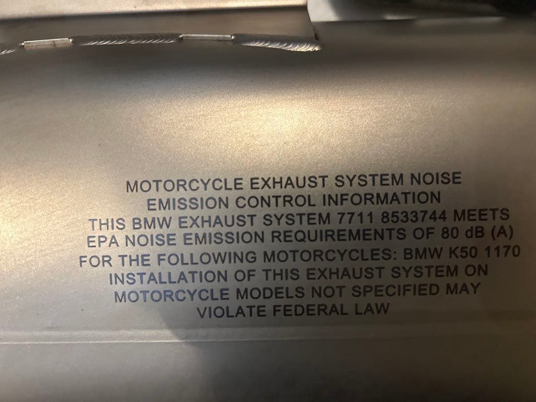 美品  R1200GS アクラポヴィッチ Akrapovic マフラー